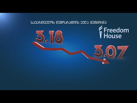 საქართველოს დემოკრატიის ინდექსი გაუარესდა – Freedom house
