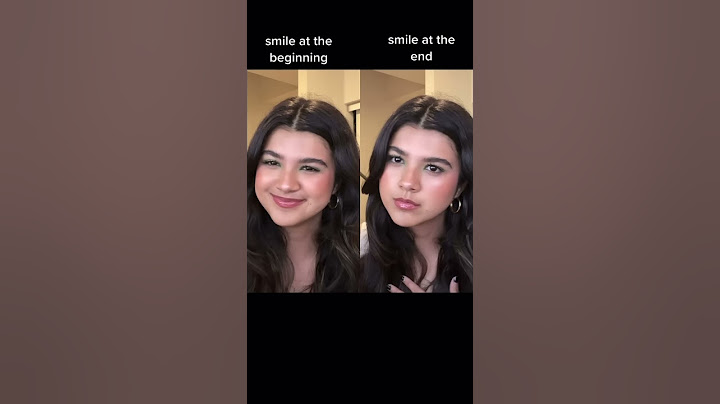 ACTING CHALLENGE: smile at the end or beginning?
