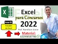 Aula 03  excel para concursos 2022  funes  professor romilton jnior