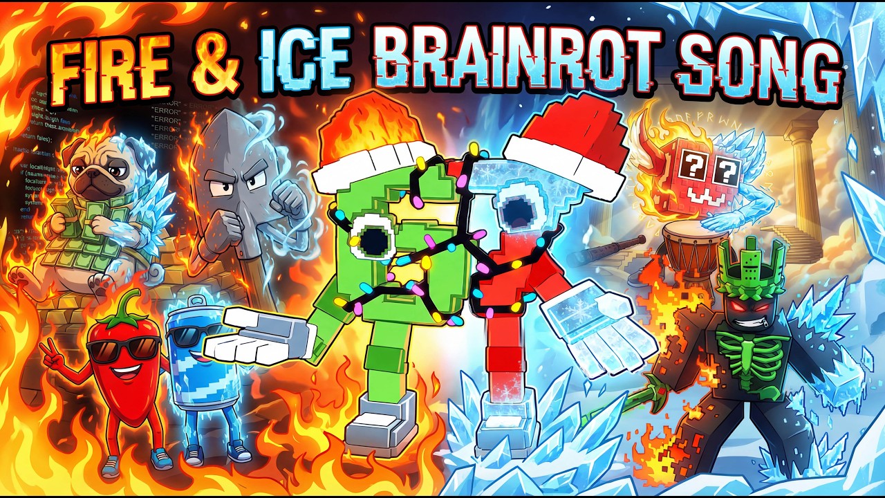 Fire and Ice - Steal a Brainrot Song - YouTube