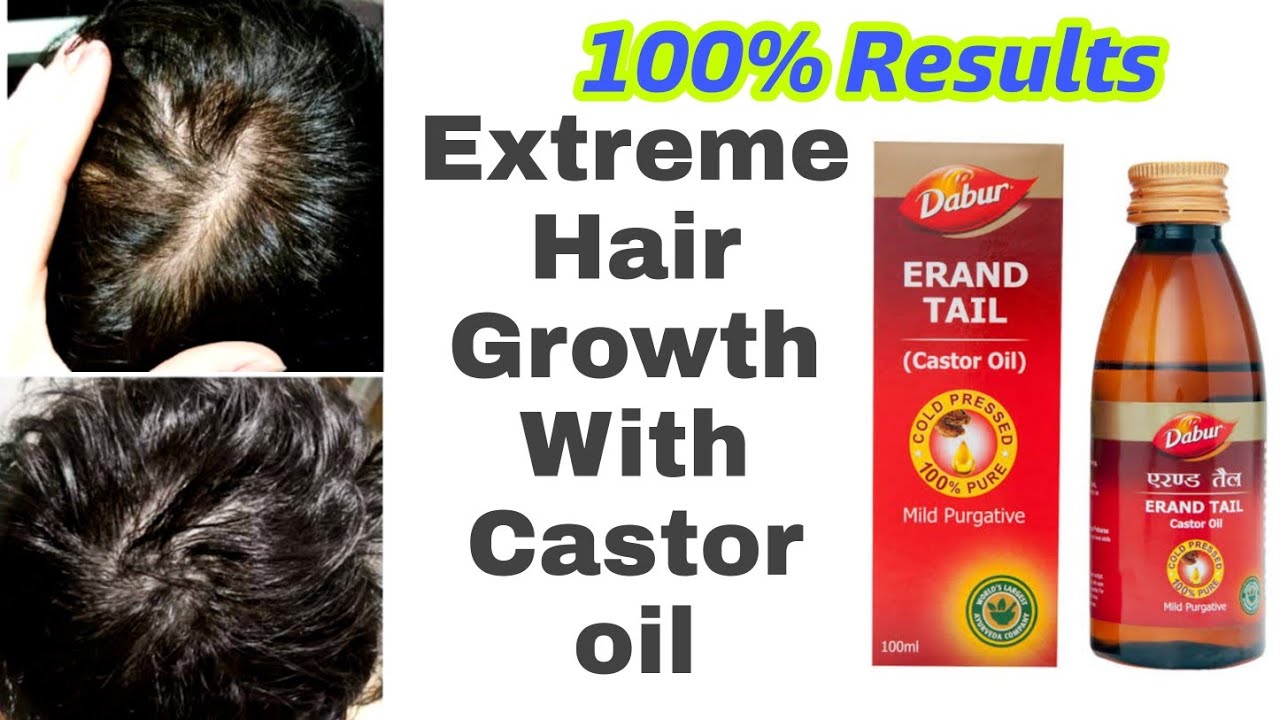 Castor oil for extreme hair growth | how to apply castor oil | castor oil  benefits for hair - YouTube