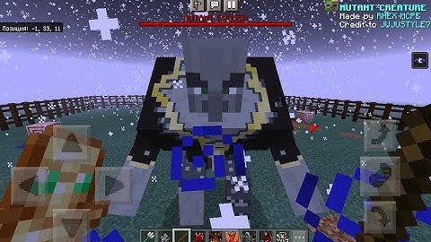 Mobs battle #19. Mutant Evoker VS Mutant Piglin Brute.