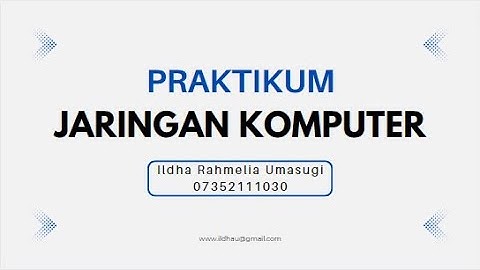 MODUL 3 PRAKTIKUM JARINGAN KOMPUTER
