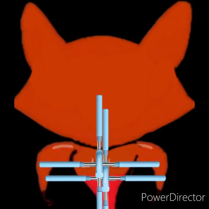 Skunk fu fox crack her back with 2 poster poles