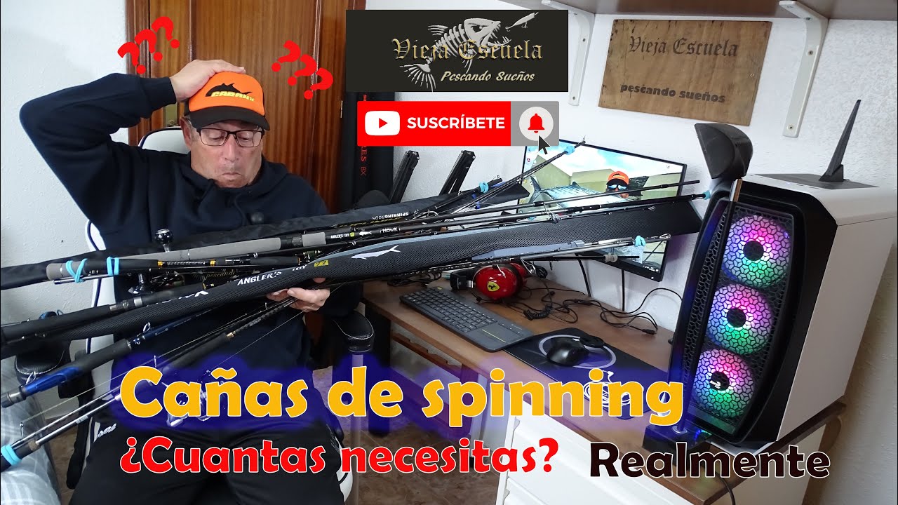 Cañas de spinning ¿Cuántas necesitas?Realmente 