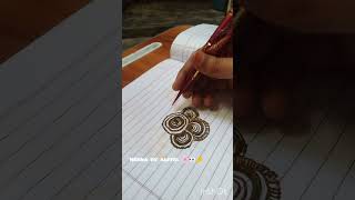 Easy henna tutorial for beginners try in your free time#henna#design#mehandibyalfiya