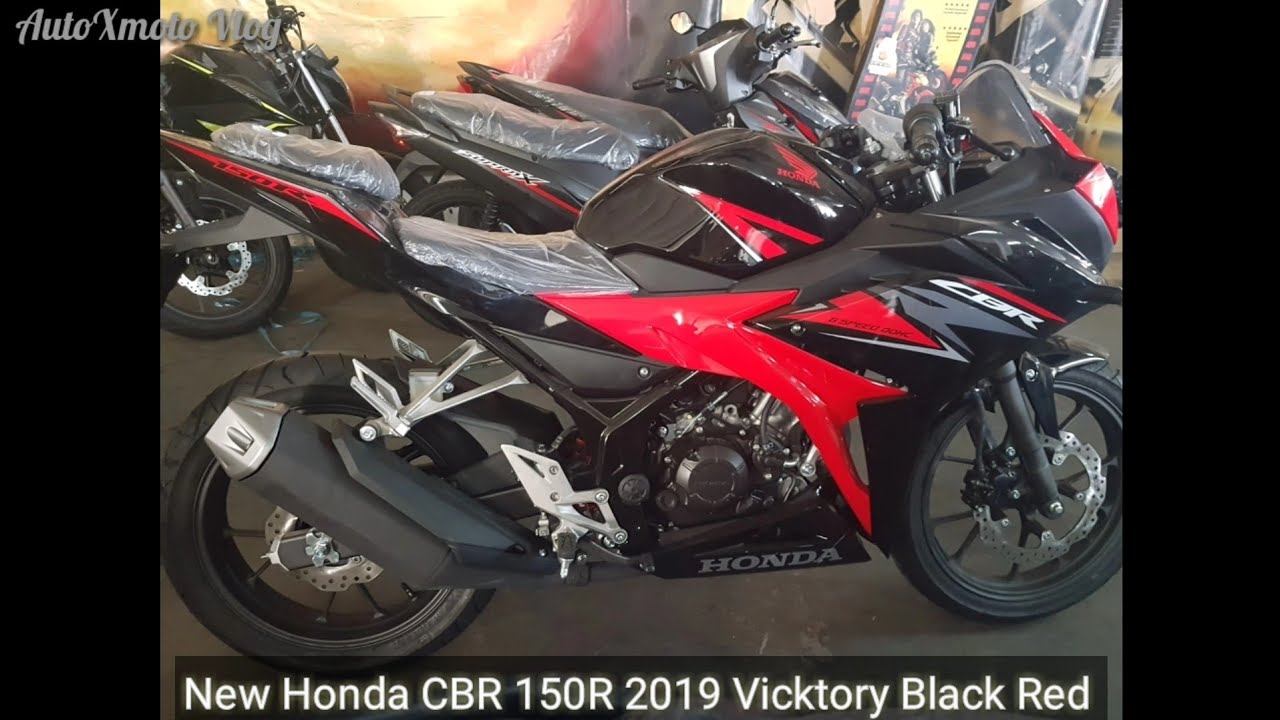 New Honda CBR 150R Facelift 2019 Victory Black Red Hitam Merah YouTube