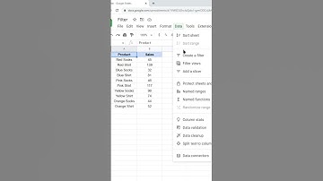 How to Use Filters in Google Sheets