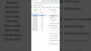 How to Use Filters in Google Sheets