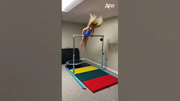Legend Says She Still Hangin There Funny Fail Gymnastics AFV 
