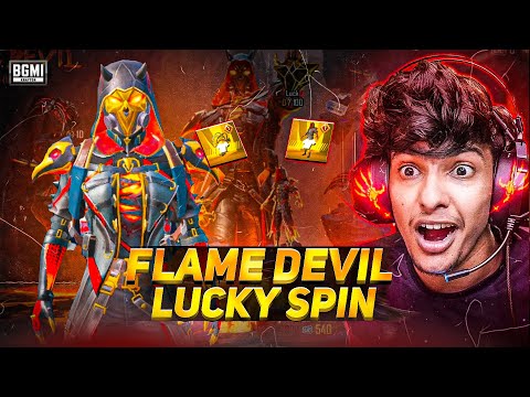 😱 NEW FIRE X-SUIT CRATE OPENING IN BGMI | FLAME WRAITH SET & FLAME DEVIL SPIN