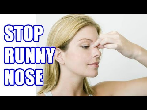How To Stop Runny Nose Using Home Remedies - YouTube
