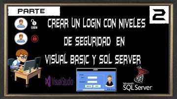 Como crear un login en Visual Basic 2012 y SQL Server (2/2)
