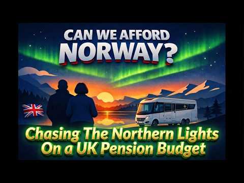 Norway in a Motorhome on a Pension Budget | Northern Lights Hunt