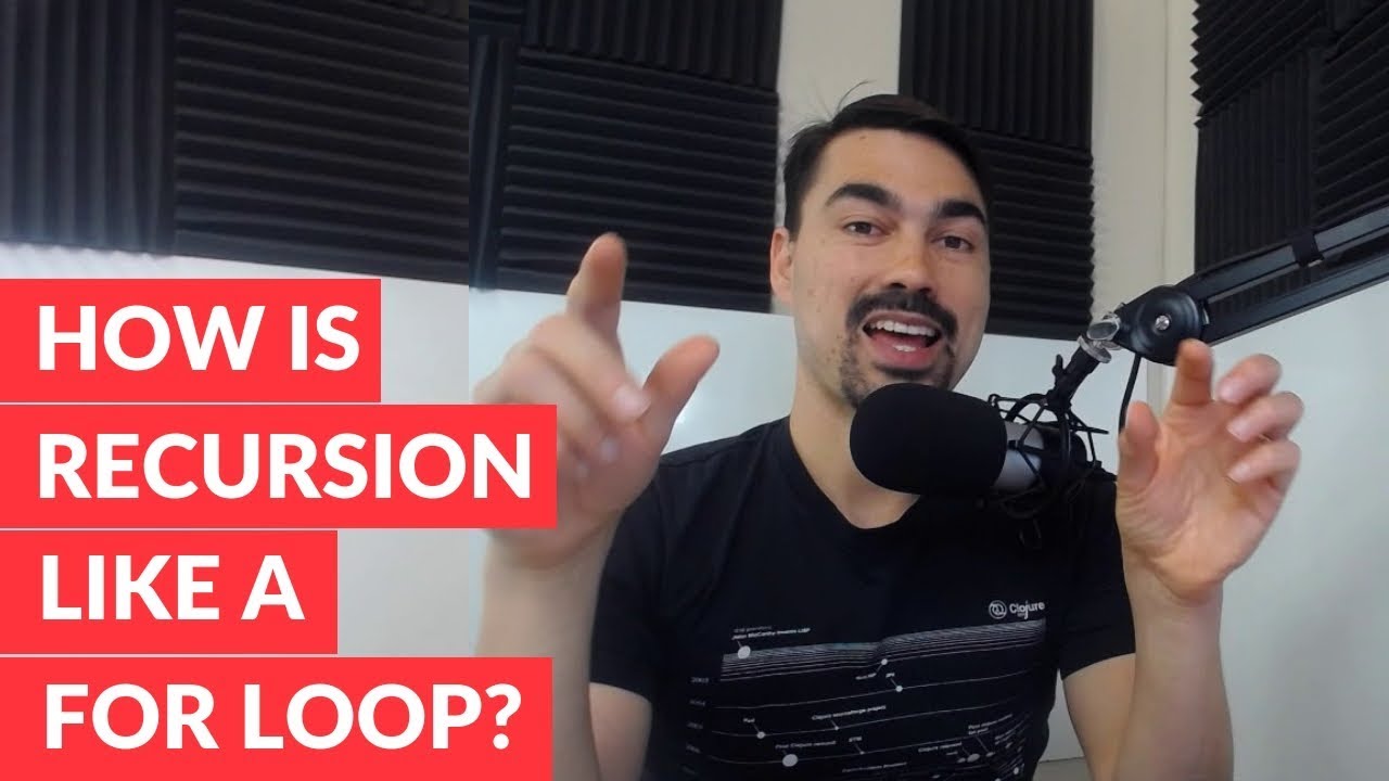 How is recursion like a for loop? - YouTube