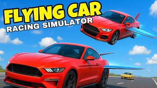 Flying Car Racing Simulator - Mobile Gameplay screenshot 5
