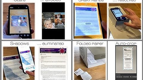 Scanner Bin - Phone Scanner Stand for Photo and Document scanning Also Used as a Document Camera