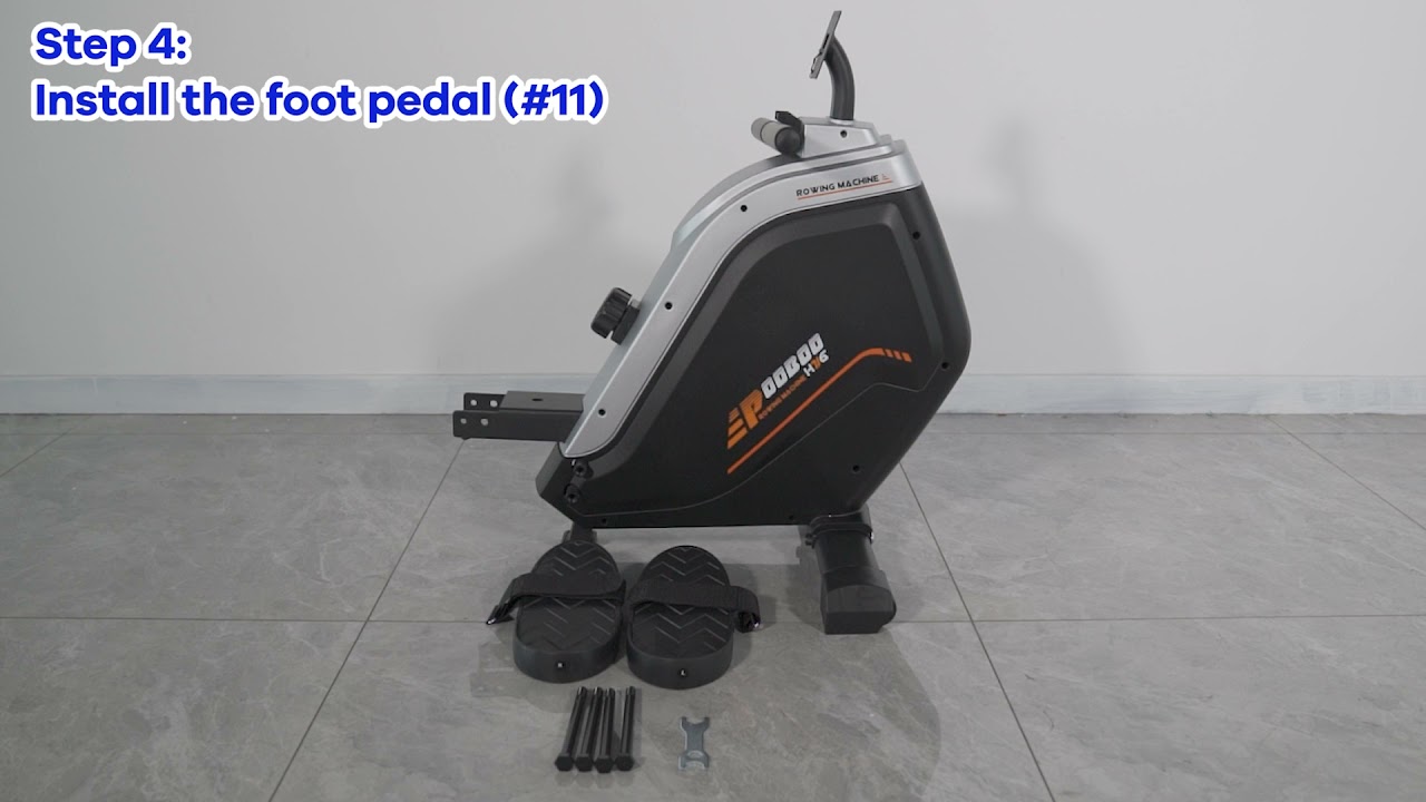H716 Pooboo Rowing Machine - YouTube