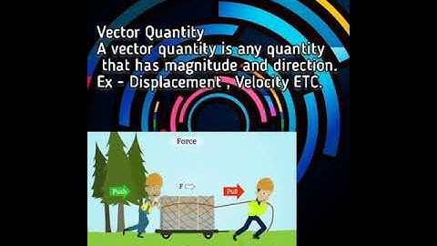 Difference Between Scalar Quantity & Vector Quantity !! Physics !! Motion Class IX !! #shorts