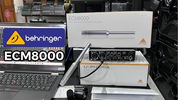 Condenser Microphone Behringer ECM8000 Ultra Linear Measurement