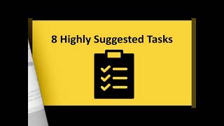 Canvas Set Up Tasks