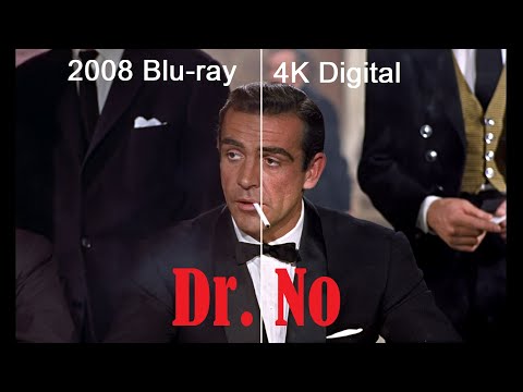 James Bond - 007 - Dr. No - Blu-Ray Vs. 4K Comparison