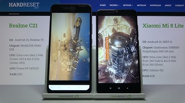 Sling Shot Extreme Test on Realme C21 vs Xiaomi Mi 8 Lite – 3DMark Benchmark Results