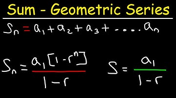 How To Derive The Sum Formula of a Geometric Series