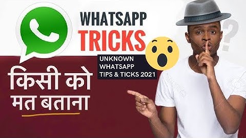 AMAZING HIDDEN WHATSAPP FEATURES | NOBODY KNOWS AND YOU WILL SURPRISED | #WHATSAPP_TIPS_AND_TRICKS