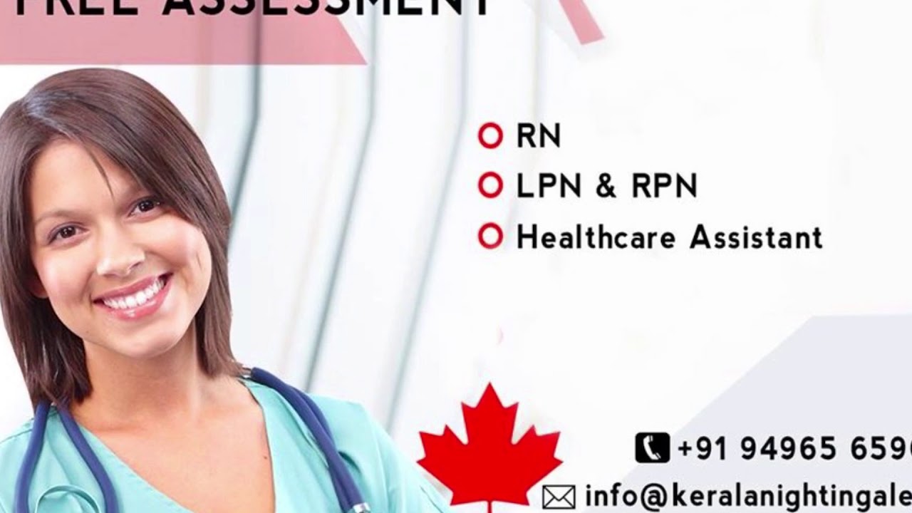 Work a Registered Nurse in Canada with high salary- Kerala Nightingale