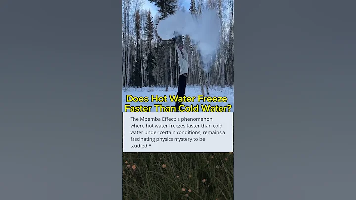 Hot Water Freezes Faster Than Cold?! Mpemba Effect Explained ❄️🔥