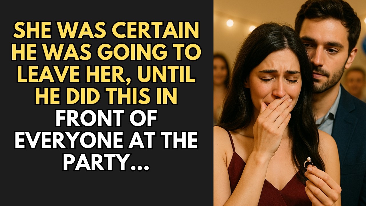 She Was Certain He Was Going to Leave Her, Until He Did This in Front of Everyone at the Party…