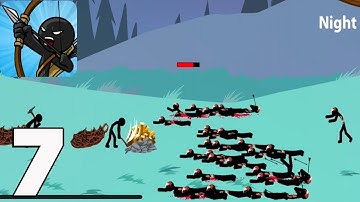 Stick War Legacy - Gameplay Walkthrough Part 7 - Endless Deads 1 - 4 night(iOs,android)