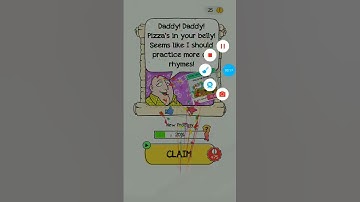 Braindom level 66||find the "pizza"||tricky puzzle