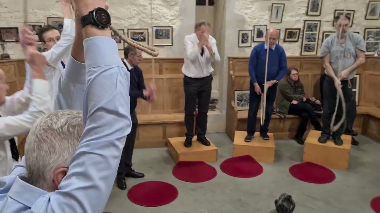 All Saints Leighton Buzzard, saying goodbye to a local ringer