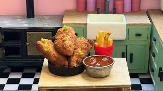 Making Crispy Beef Cones in a Miniature Kitchen 🥩