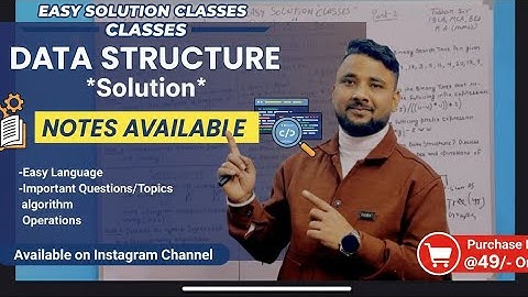 DATA STRUCTURE I NOTES I IMPORTANT TOPICS/QUESTIONS I AVAILABLE ON INSTA I BCA I PREDICTION PAPER I