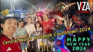 ใจมาก็ไปเลย ไม่มีแพลนลุยเลย Central World Countdown 2024 Viza Channel happy new year EP.76