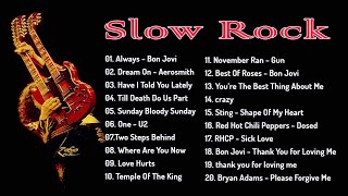 Best slow rock ballads 80s, 90s ...