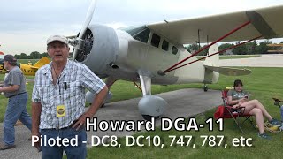 1939 Howard DGA11 - ONLY One Left - Interview with Captain who flew DC*, DC10 747, 787 Dreamliner