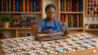 How to make waist beads with screw hooks | Easy DIY tutorial for beginners.