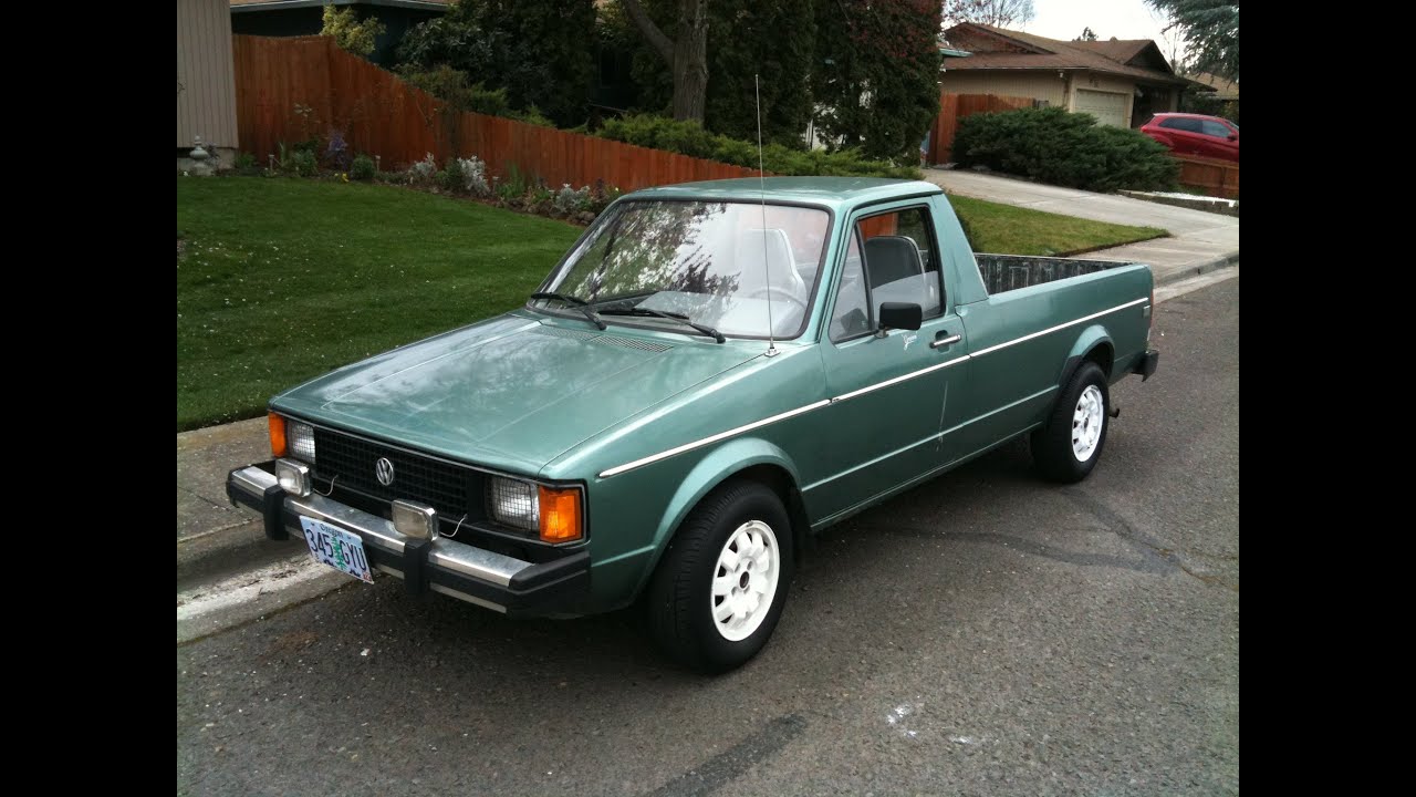 1981 diesel VW caddy rabbit pickup truck walk around 