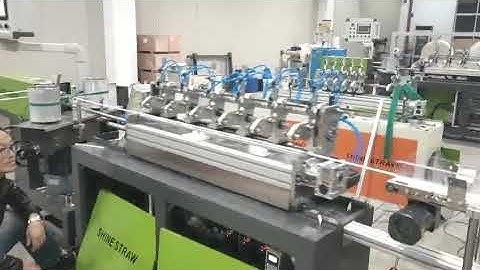 80m/min Bulgaria client auto high speed paper straw making machine