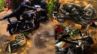 First Bike Trip Par DANGEROUS ACCIDENT 😭 Ho Gaya !! Almost Mar Gaya ‼️New Bike Khatam *CRASHED*｜divyansh pandey vlogs