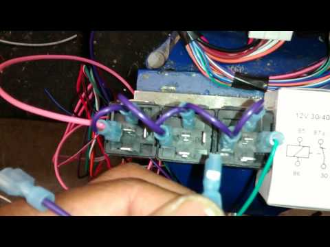 How To Wire Up A 5 wire Relay For Positive Door Locks Actuators Invert Converter