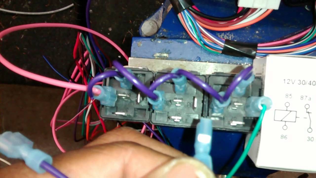 How To Wire Up A 5 Wire Relay For Positive Door Locks