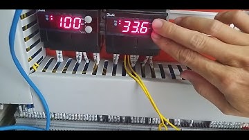 Change temperature setpoint EKC315 Danfoss and inspect control valve vs solenoid valve