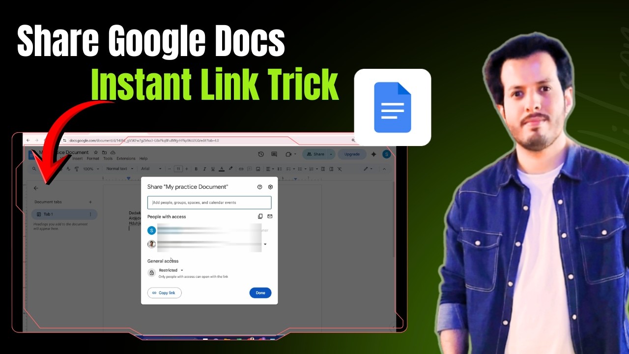 How To Generate a Shareable Link for Google Docs | Step-By-Step - YouTube