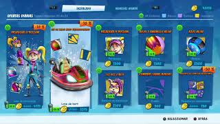 Crash™ Team Racing Nitro-Fueled Comprando Toda La Tienda (Gran Prix: Circo Neón)