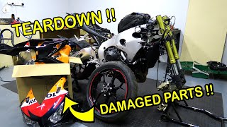 Rebuilding A Crashed 2013 Honda CBR 1000RR Part 2